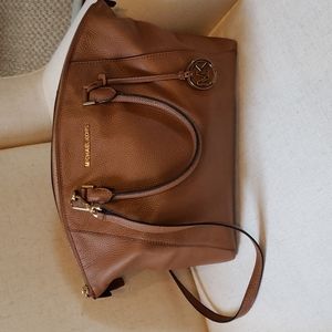 Michael Kors leather satchel handbag